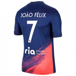 Camisola Atlético Madrid Joao Felix 7 Equipamento Segundo 2021-2022 Manga Curta